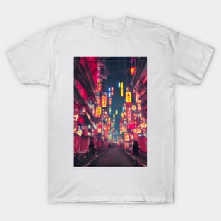 Tokyo Neon Japan Night Street Light Vibes <3 T-Shirt